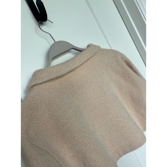 Emory Park Women's Cropped Collared Sweater‎ Long Sleeves Tan Size Medium - Picture 7 of 12